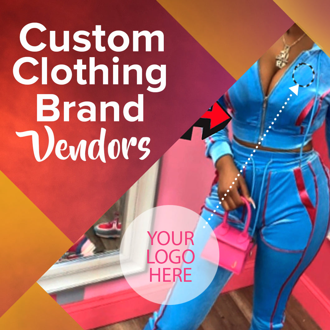 Custom Clothing Brand Vendors List (Instantly Emailed)