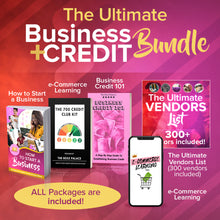 Load image into Gallery viewer, The Ultimate Business &amp; Credit Bundle Package (Instantly Emailed)
