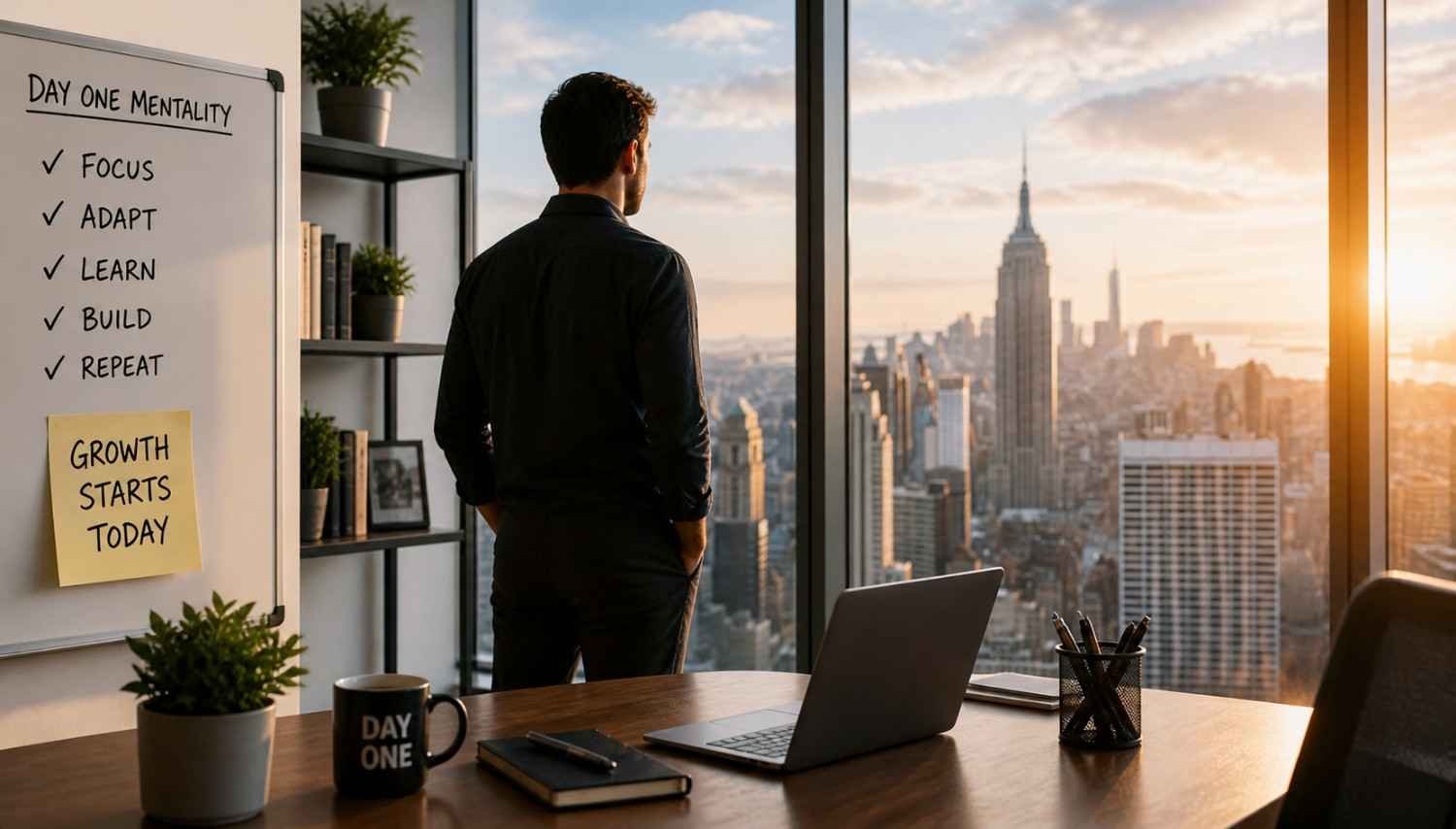 The “Day One” Mentality That Keeps You Moving